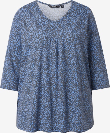 Ulla Popken Bluse in Blau: Vorderseite