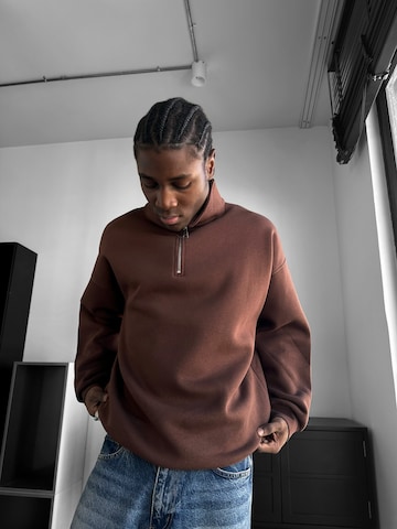 Kleidermafia Sweatshirt 'Chocolate' i brun