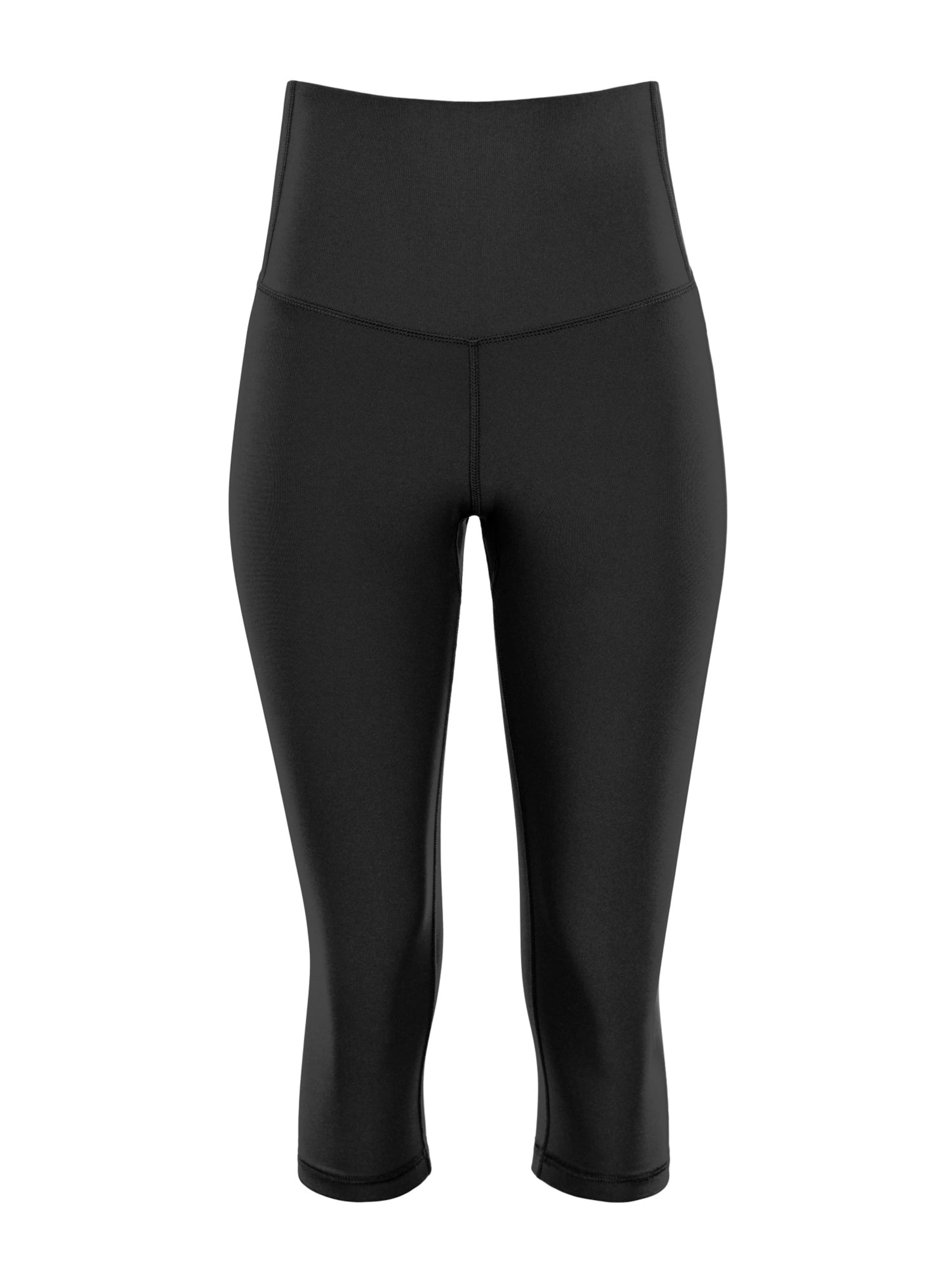 Skinny Pantalon de sport 'HWL217C' Winshape en noir : devant