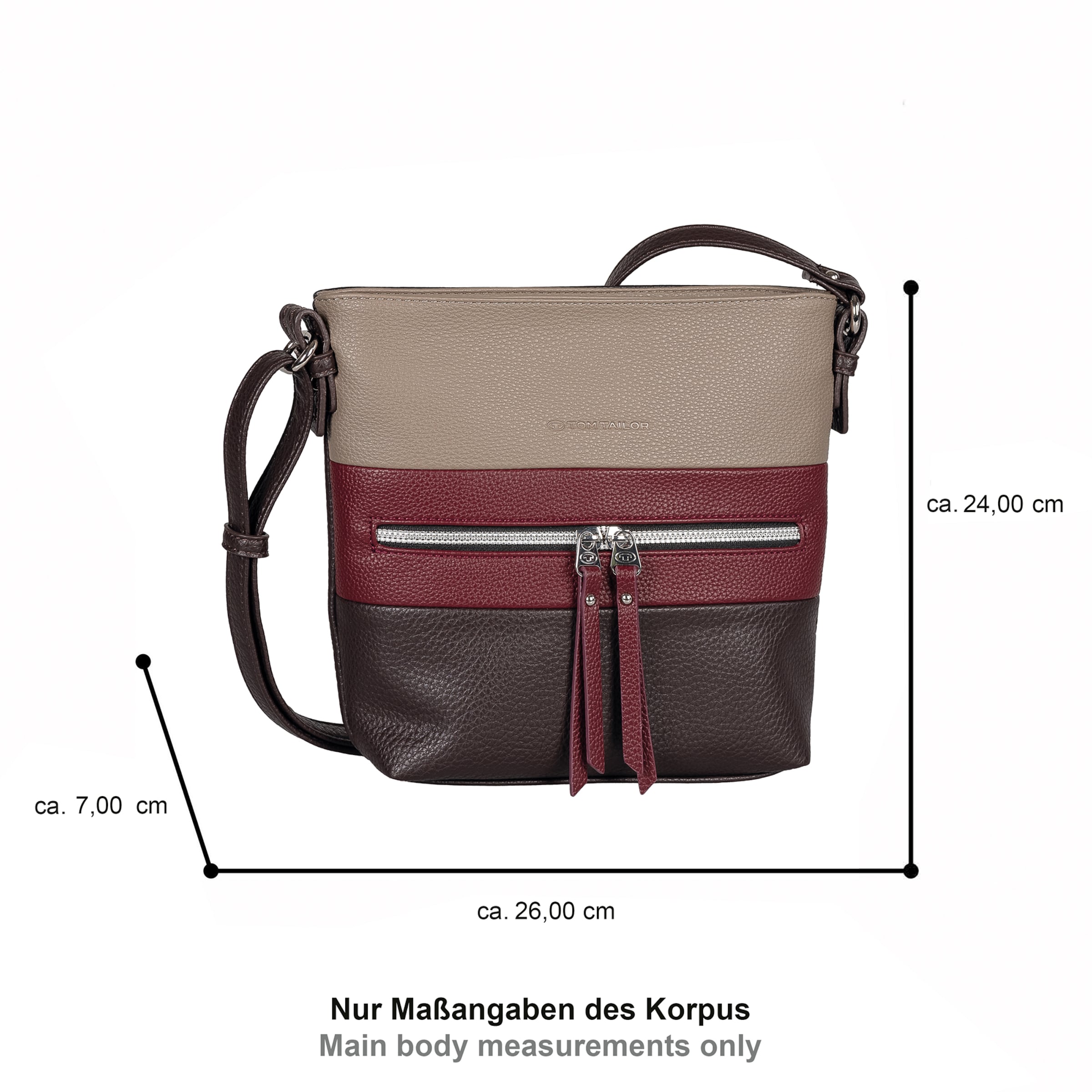 TOM TAILOR Crossbody Bag in Brown