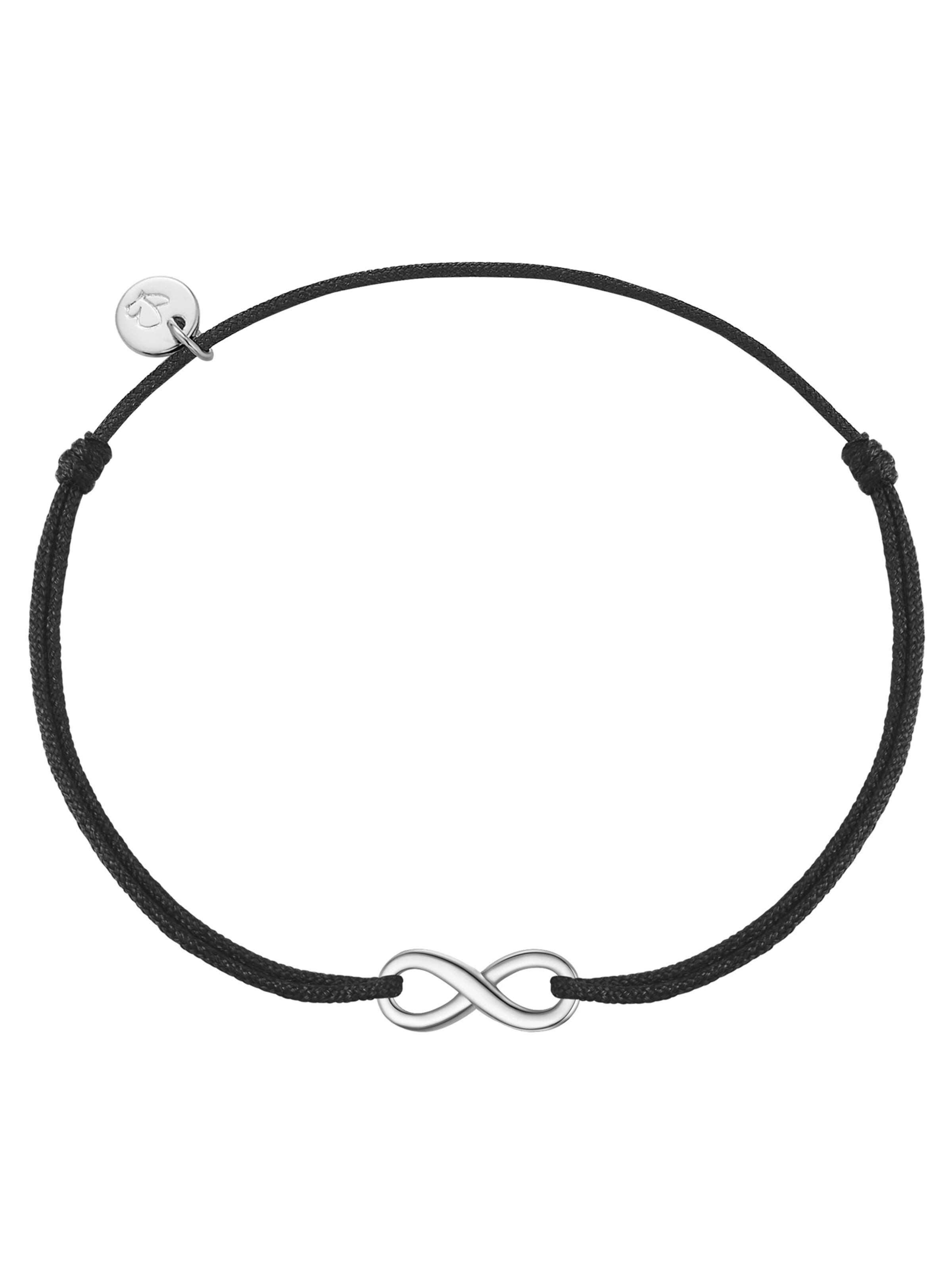 Glanzstücke München - Pulsera en negro: frente