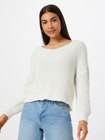 ABOUT YOU Sweater 'Liliana' in White: front