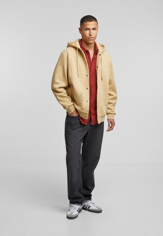 Urban Classics Кофта на молнии в Бежевый