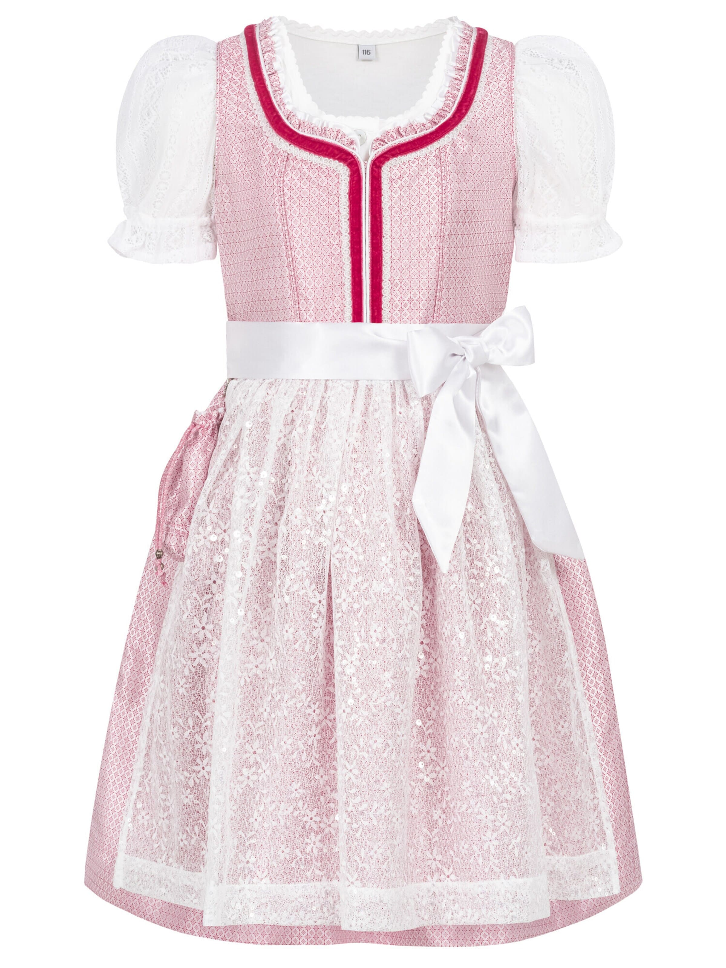Trachtenhof Nübler Dress 'Kinderdirndl Lina' in 98 in Pink, Item view