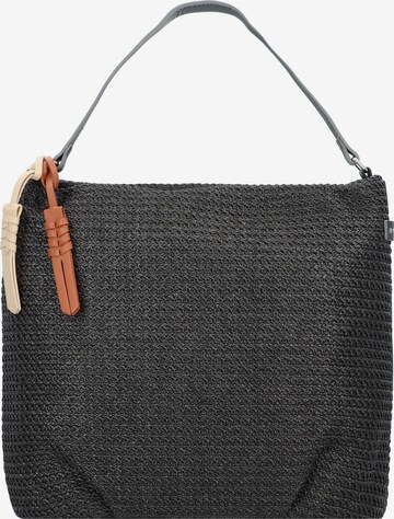 TOM TAILOR Shoulder Bag 'Yva' in Black: front