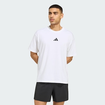 ADIDAS PERFORMANCE Funktionsshirt 'Runners we are different' in Weiß: Vorderseite