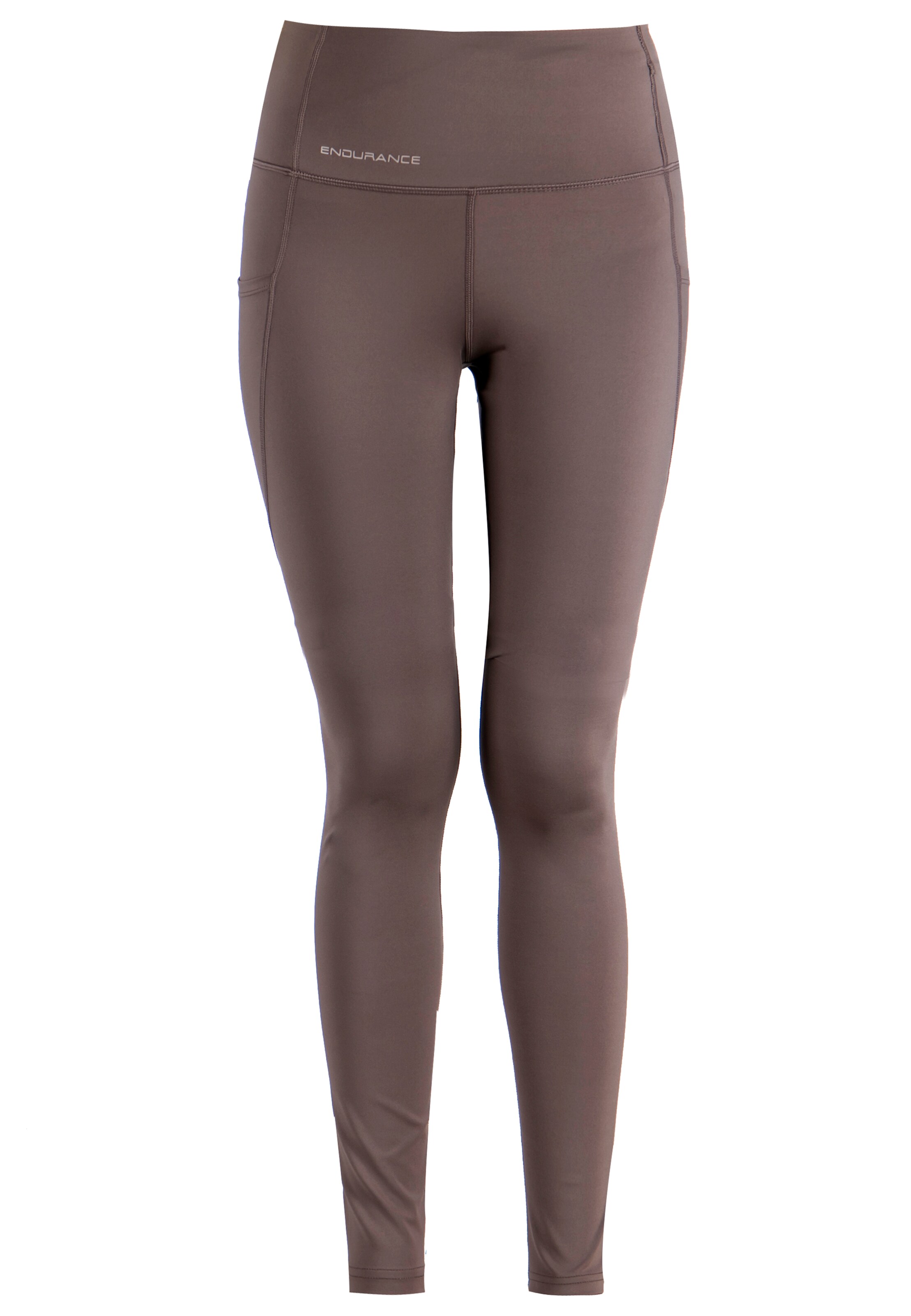 ENDURANCE Sporthose 'Tather' in Braun: Vorderseite