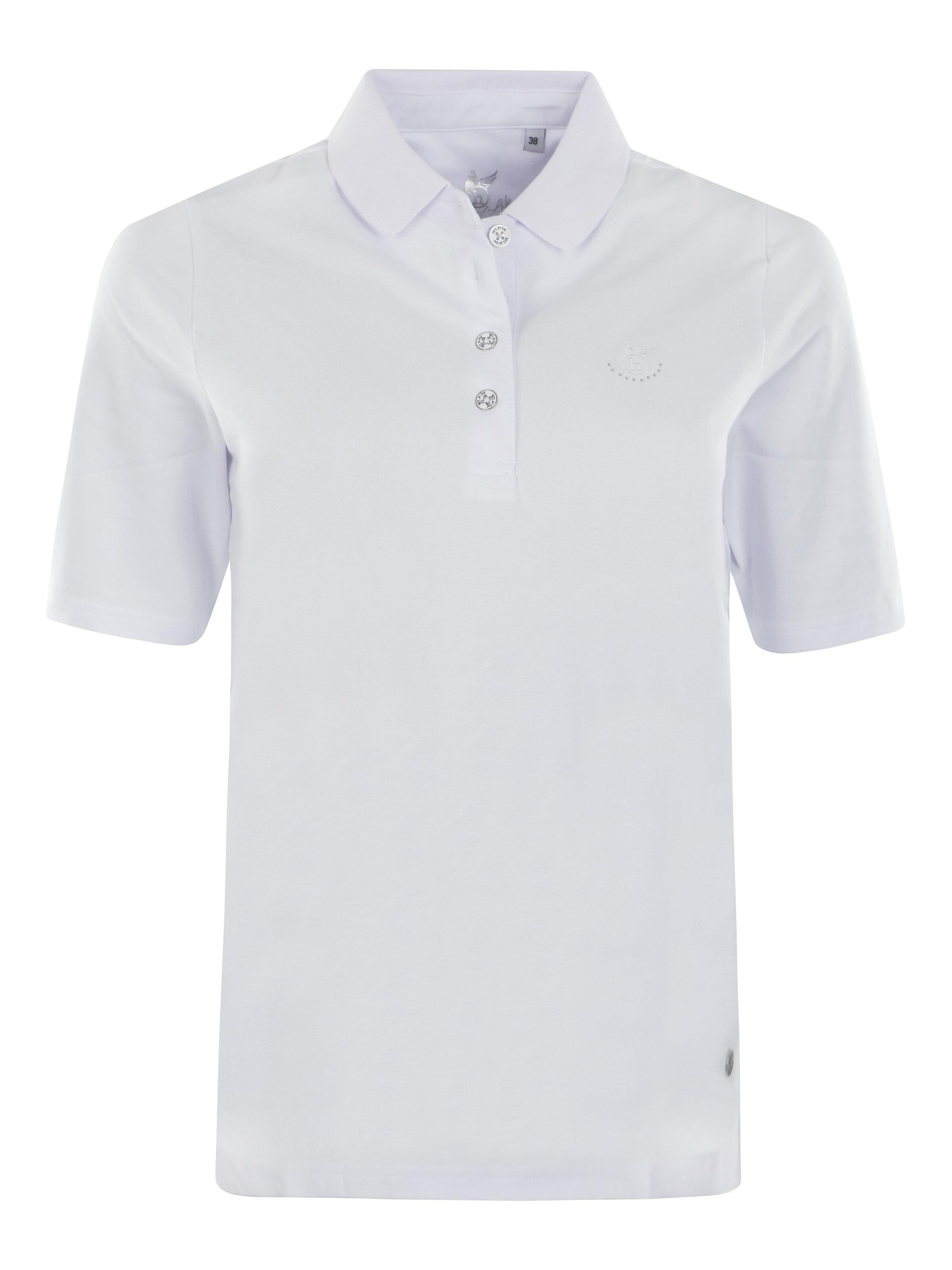 HAJO Shirt 'Poloshirt Piqué stay fresh®' in White: front