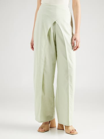 SOMETHINGNEW Loose fit Trousers 'BEYONCE' in Green: front