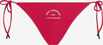 Karl Lagerfeld Bikini nadrágok 'Rue St-Guillaume' - piros: elől