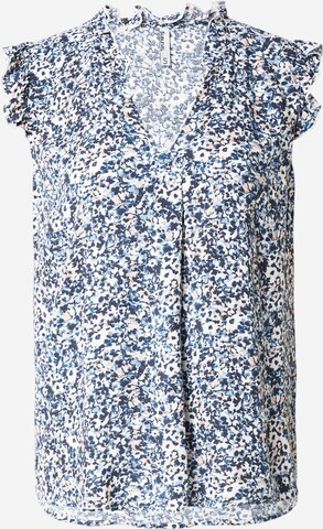 Camicia da donna di Sublevel in blu: frontale