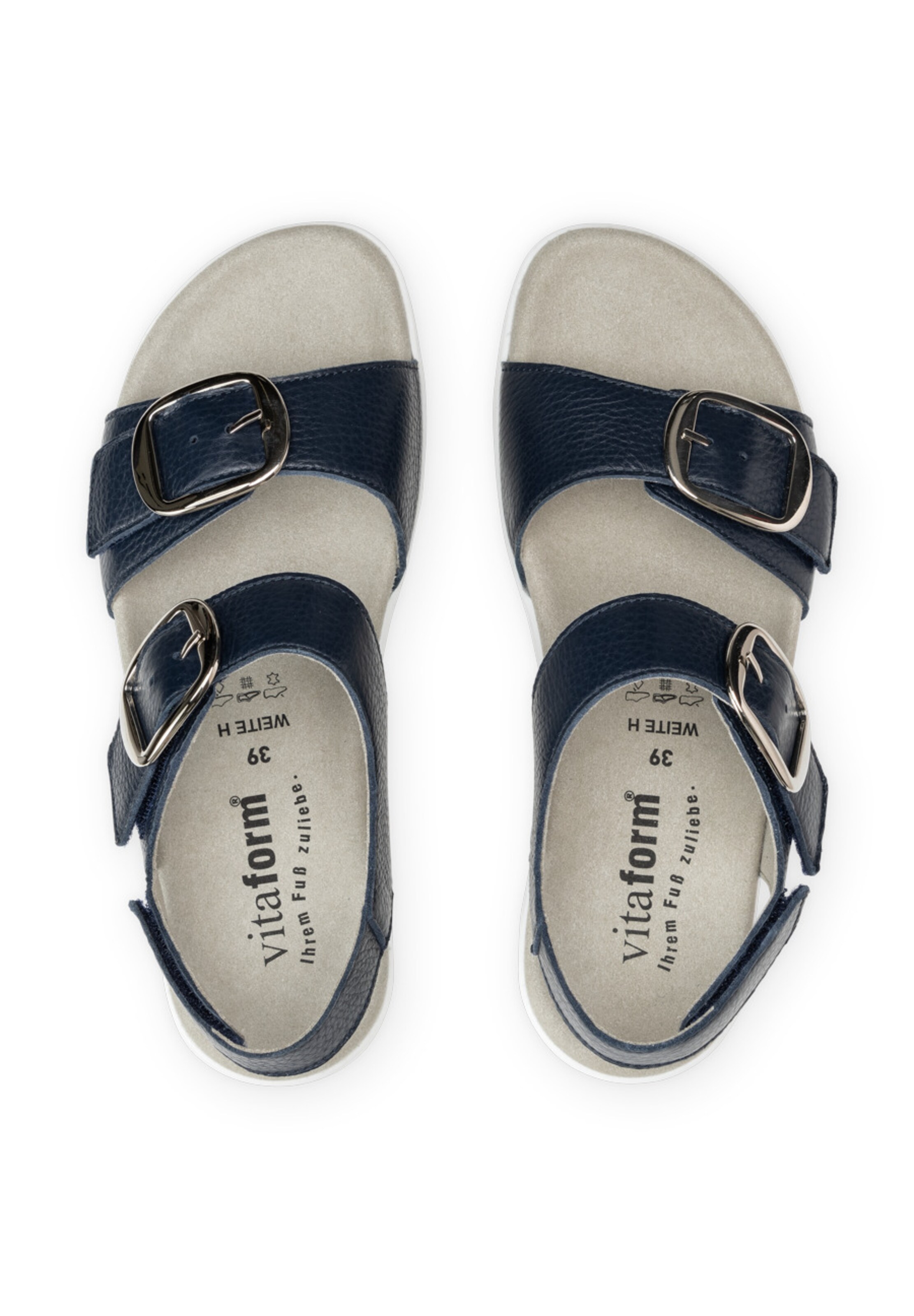VITAFORM Strap Sandals in Blue