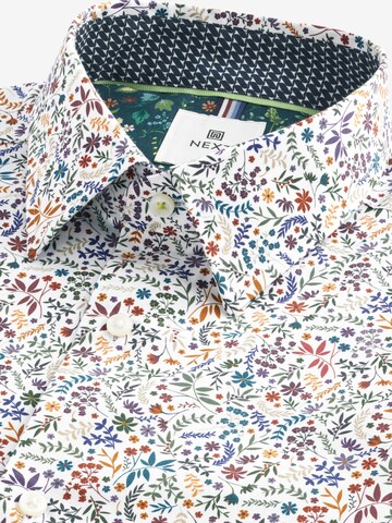 Coupe regular Chemise Next en blanc