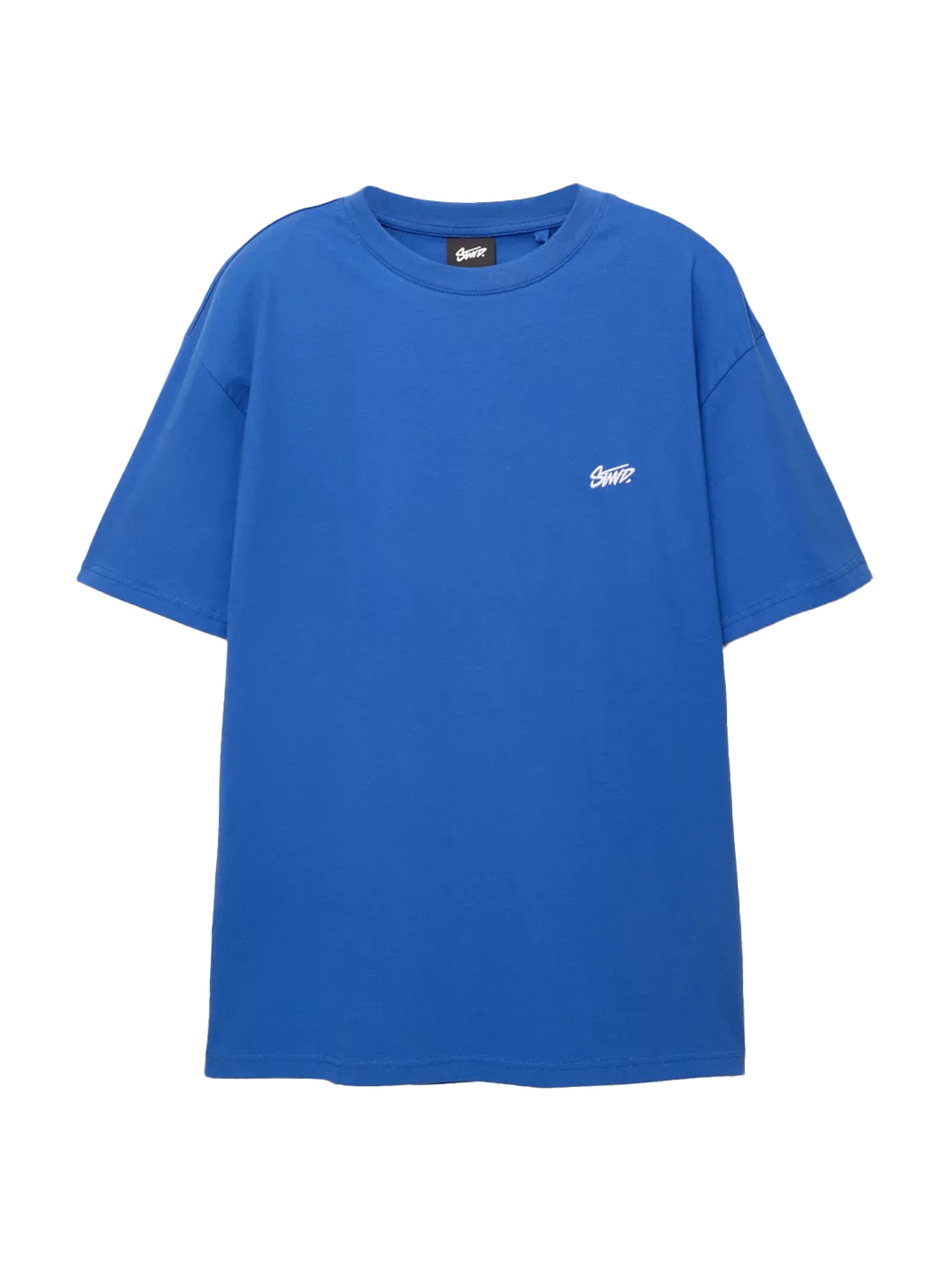 Pull&Bear Tričko 'STWD' - Modrá: predná strana