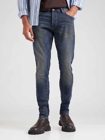 mėlyna G-STAR Prigludęs Džinsai '3301': priekis