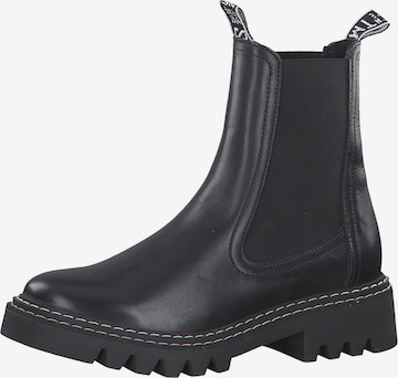 TAMARIS Chelsea boots in Black: front