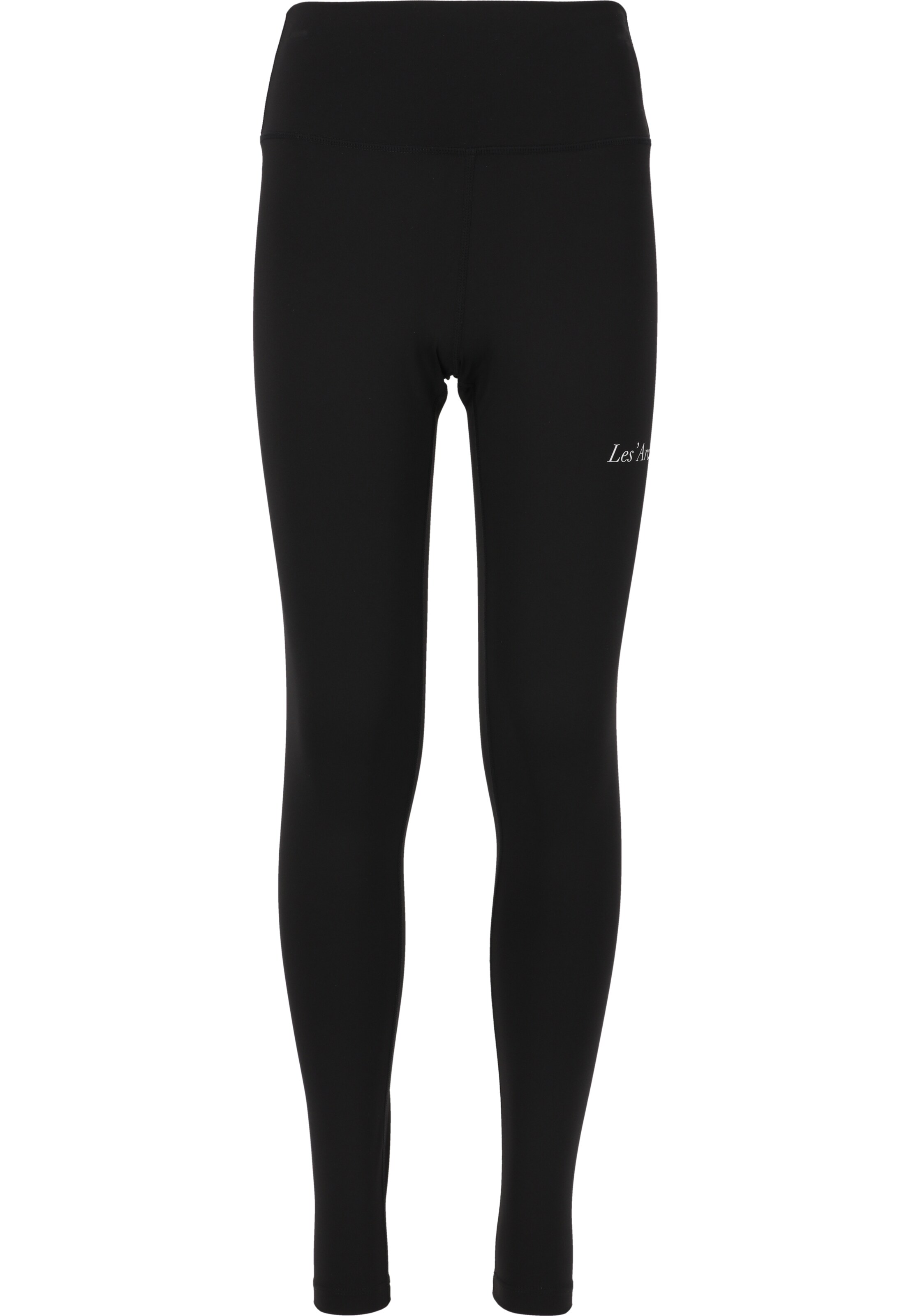 Les'Arcs Slimfit Tights 'Aderler' in Schwarz: Vorderseite
