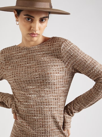 VERO MODA Knitted dress 'KATE' in Brown