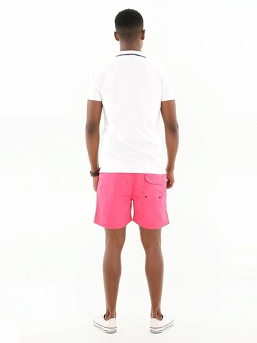 U.S. POLO ASSN. Badeshorts in Pink