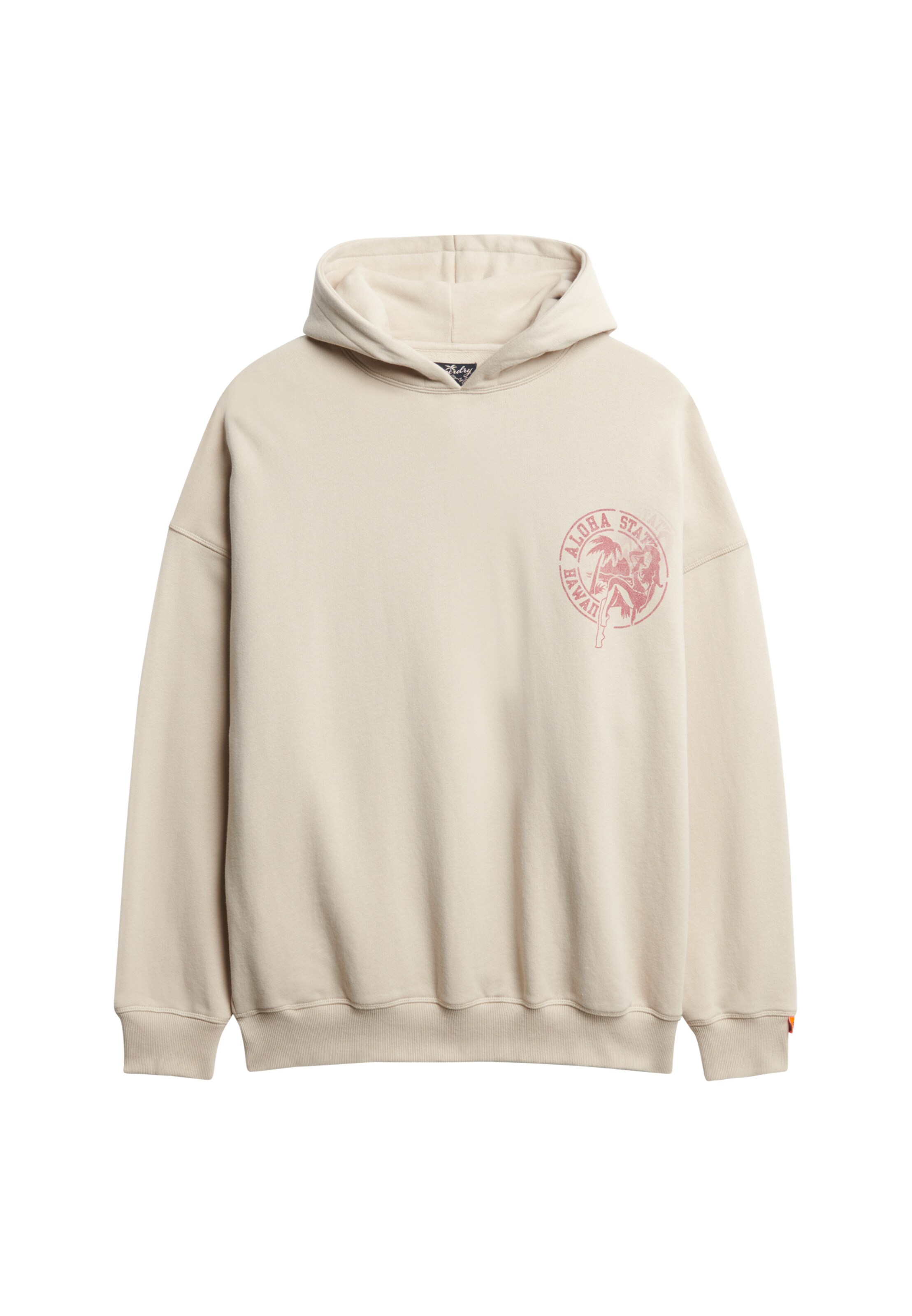 Superdry Sweatshirt in Beige: voorkant