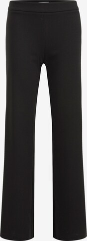 WE Fashion Wide leg Pants in Black: front