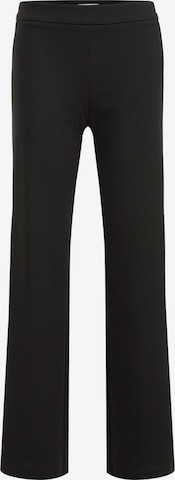 WE Fashion Wide leg Broek in Zwart: voorkant