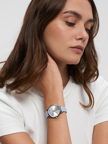 Tamaris Analog Watch 'Life Tree' in Blue: front