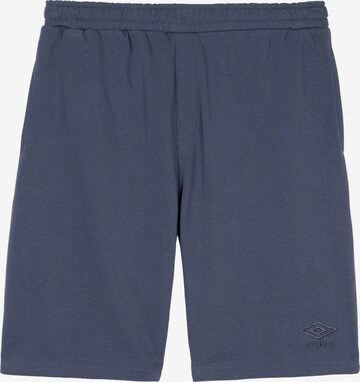 UMBRO Loose fit Workout Pants in Blue: front