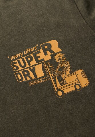 Maglietta 'Trade Tools' di Superdry in verde