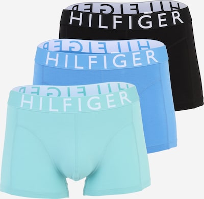 Tommy Hilfiger Underwear Bokserice veličine S u tirkiz / nebesko plava / crna / bijela, Pregled proizvoda