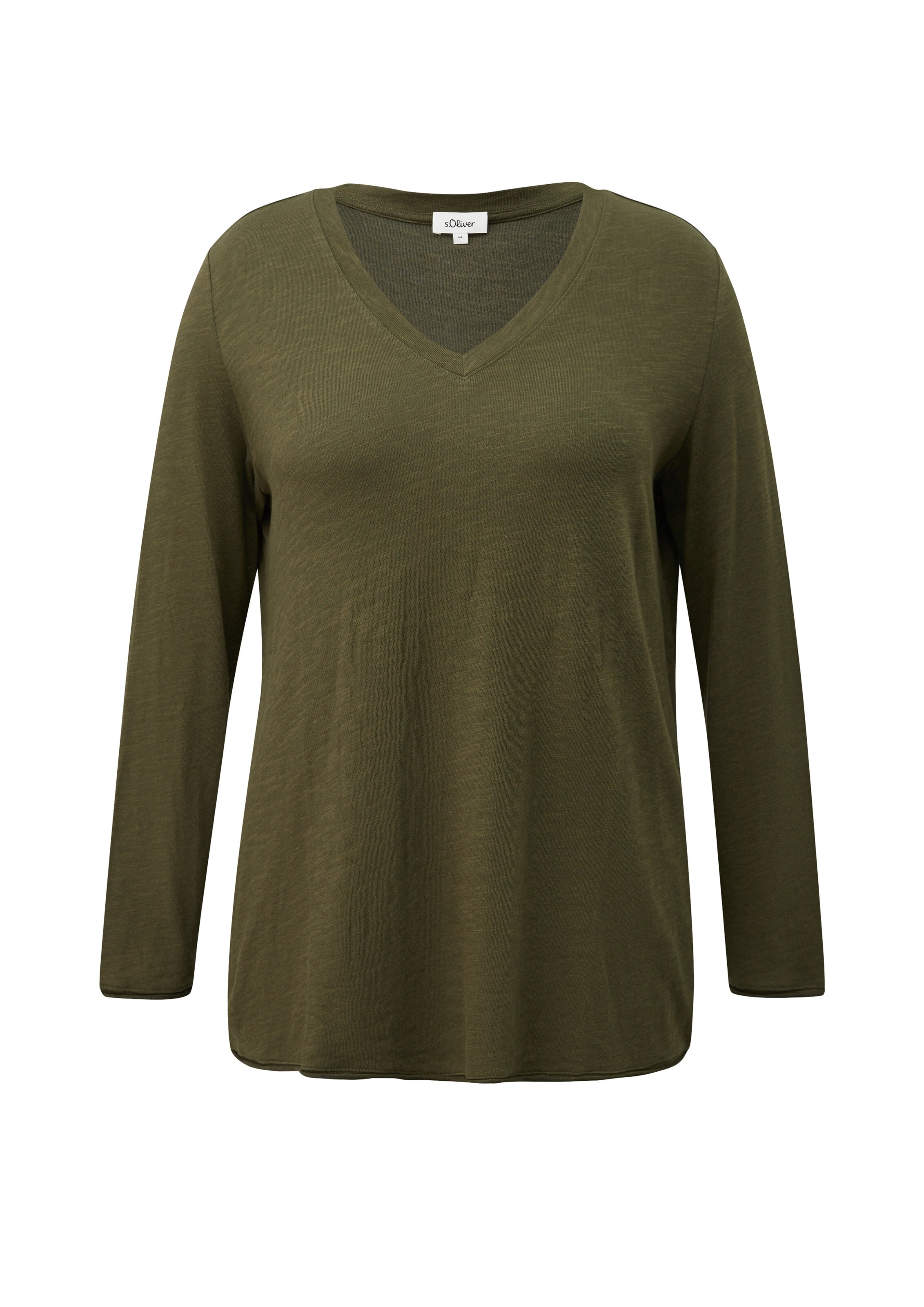 T-shirt s.Oliver CURVE en vert : devant