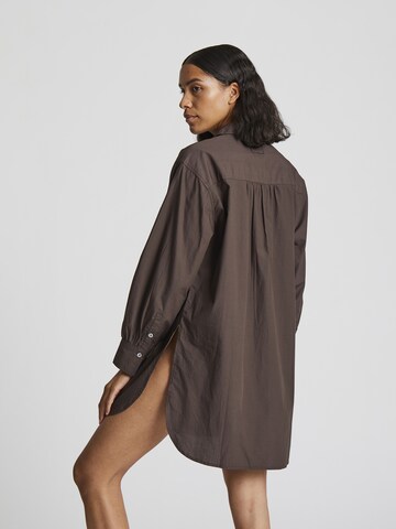 Gai+Lisva Bluse 'Rosa' in Braun