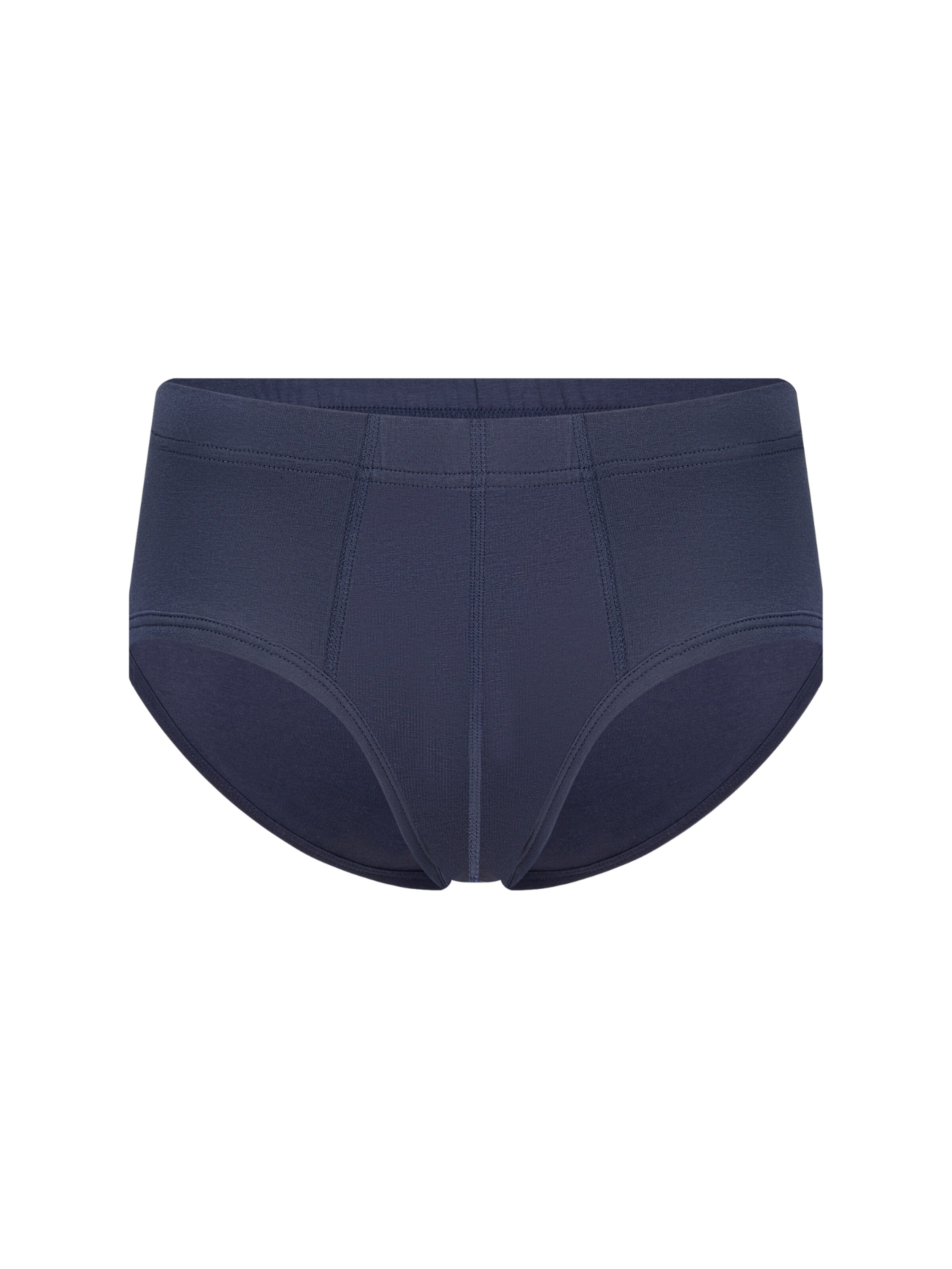 Albero Natur Slip 'Bio-Baumwoll Herrenslip mit Komfortbund'‌‌‌‌‌‌‌‌ in Blau: Vorderseite