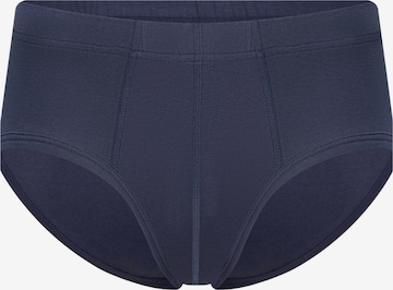 Albero Natur Slip 'Bio-Baumwoll Herrenslip mit Komfortbund' in Blau: Vorderseite