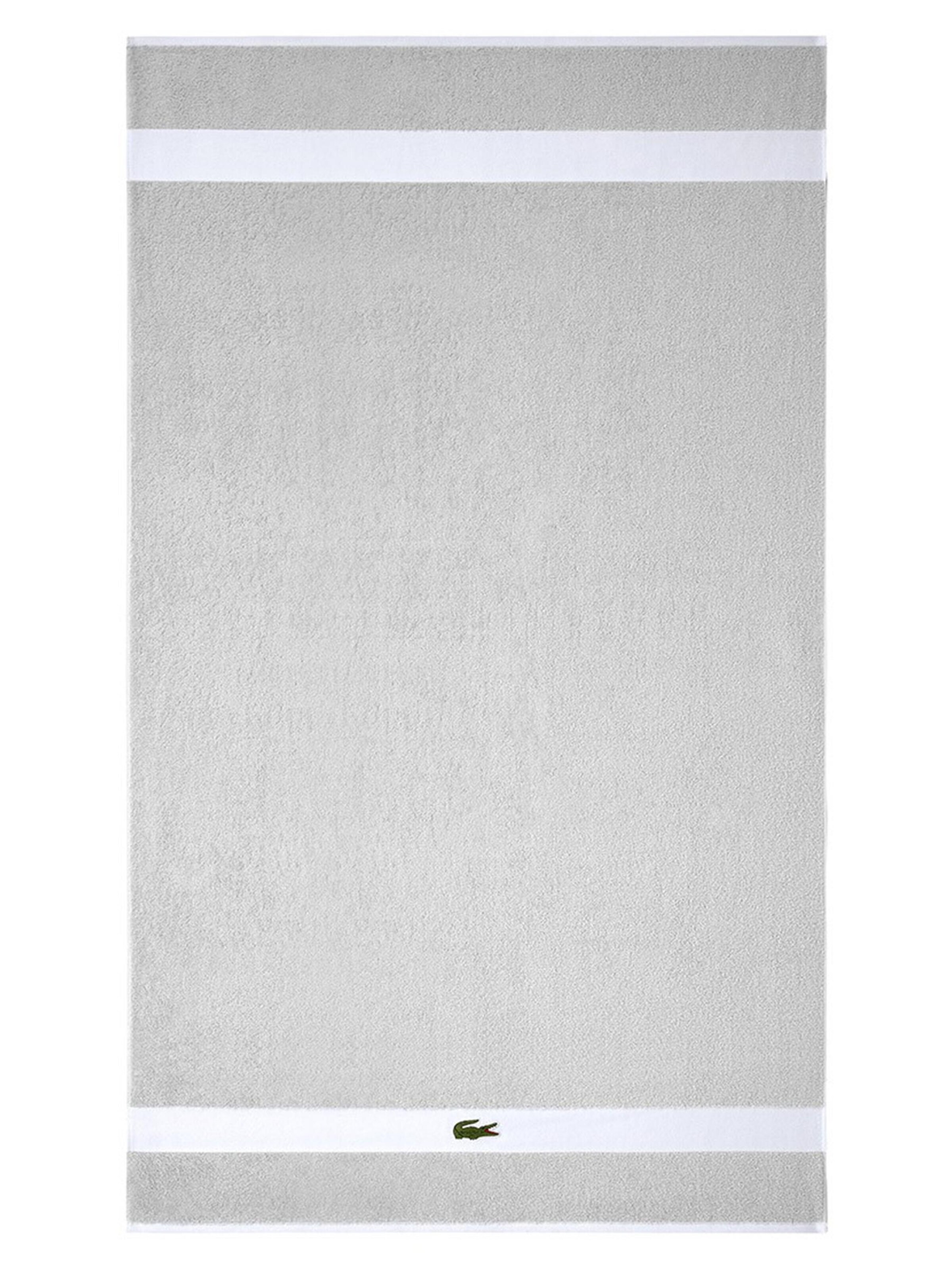 LACOSTE Handtuch 'LCASUAL'‌‌‌‌ in Grau: Vorderseite