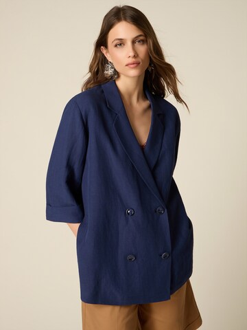 oltre - Blazer en azul: frente