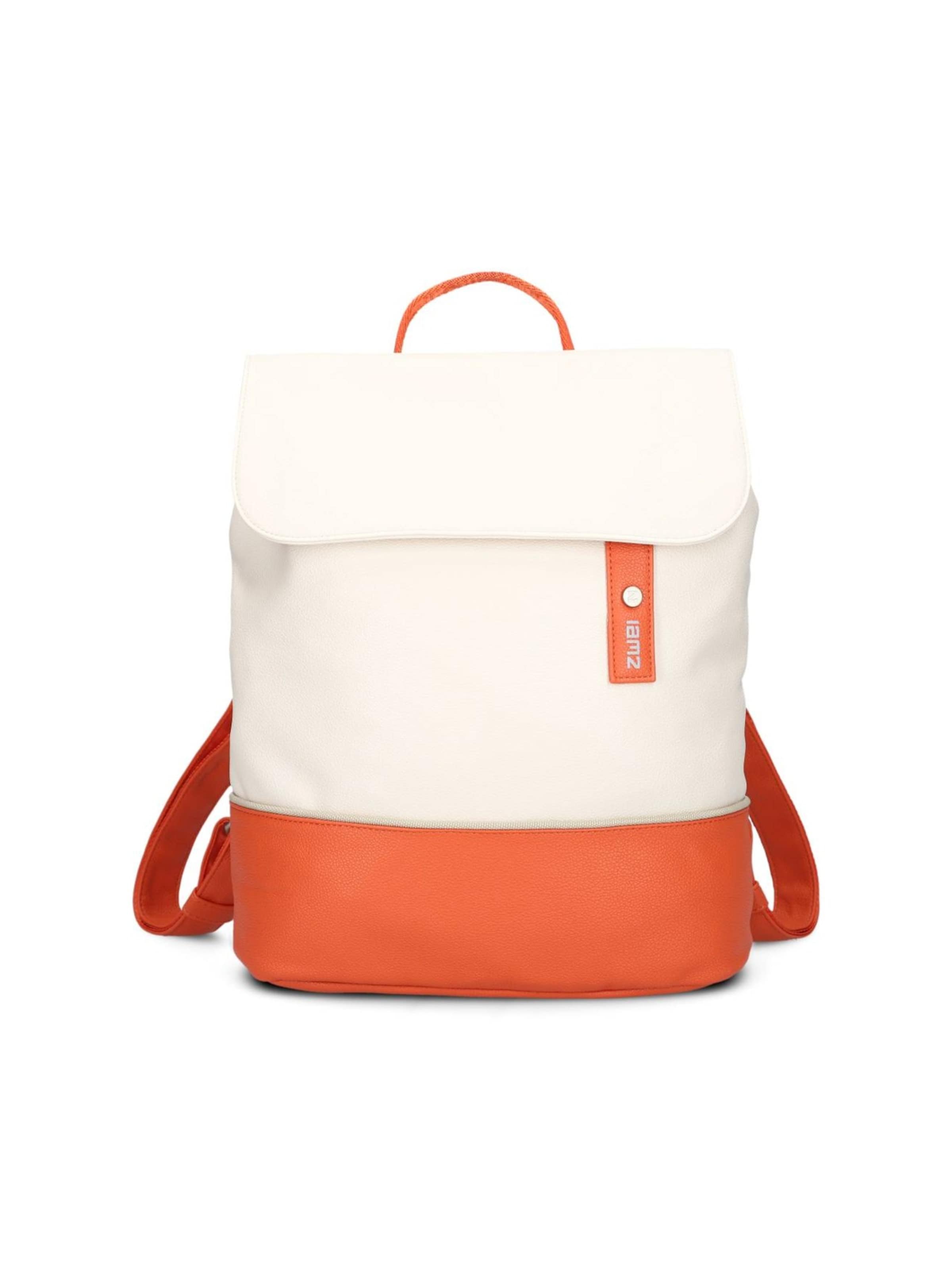 ZWEI Rucksack 'JANA JR13'‌‌‌‌‌‌‌‌‌‌ in Orange: Vorderseite