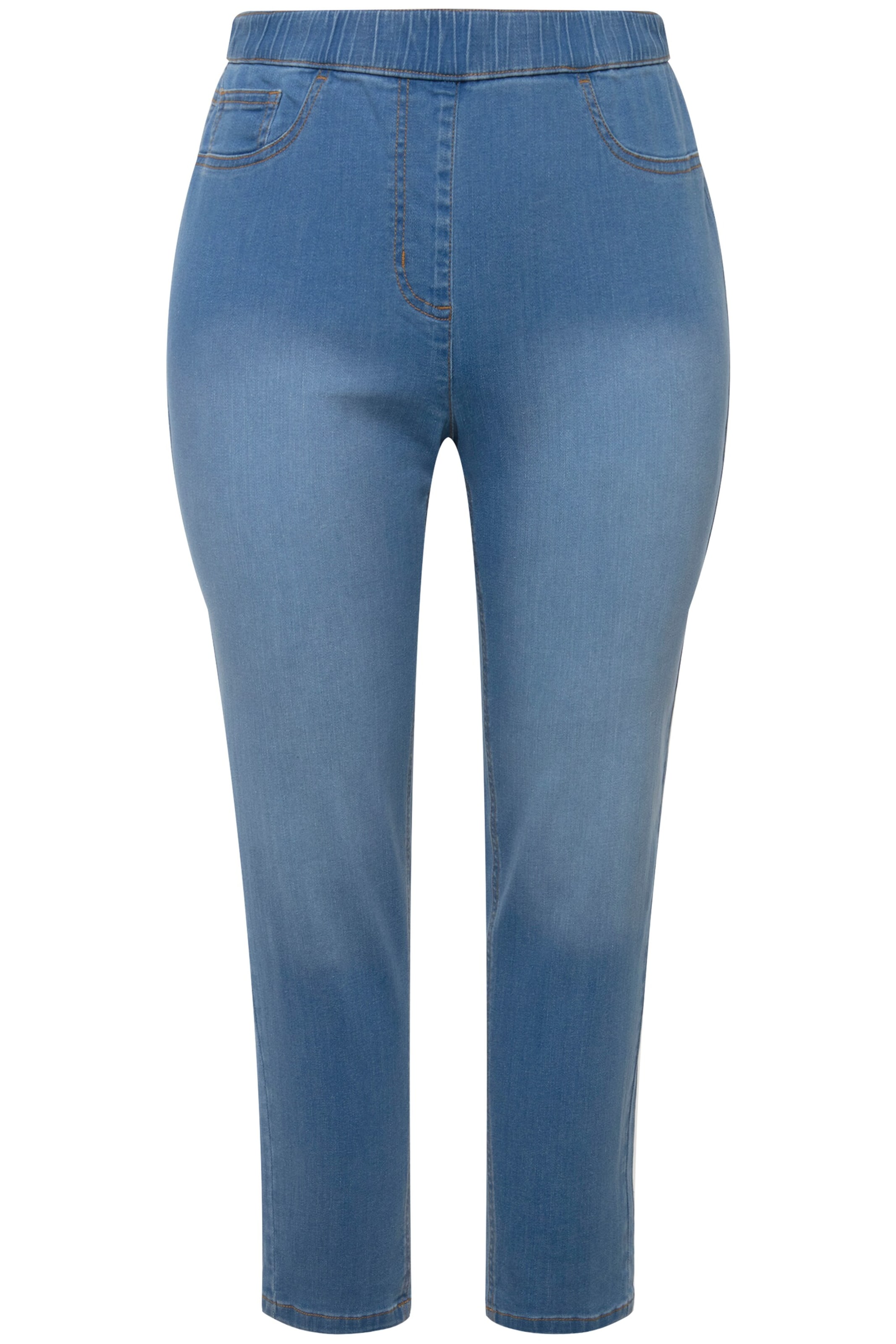 Angel of Style Slimfit Jeans in Blauw: voorkant