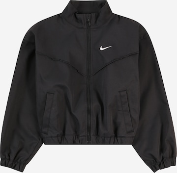 Nike Sportswear Välikausitakki 'STAR' värissä musta: etupuoli