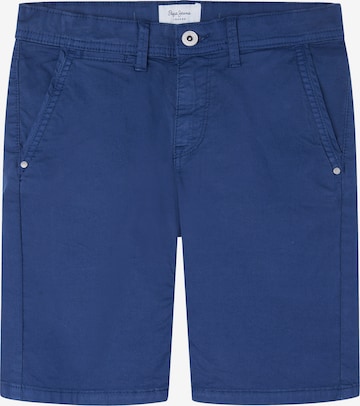 Pepe Jeans Regular Trousers in Blue: front