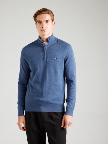TOMMY HILFIGER Pullover 'ESSENTIAL' in Blau: Vorderseite
