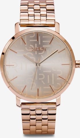 ESPRIT Analog Watch in Gold: front