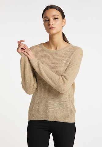 usha BLACK LABEL Pullover in Beige: predná strana