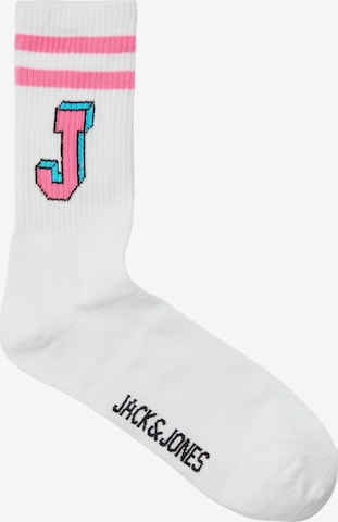 JACK & JONES Ponožky - biela