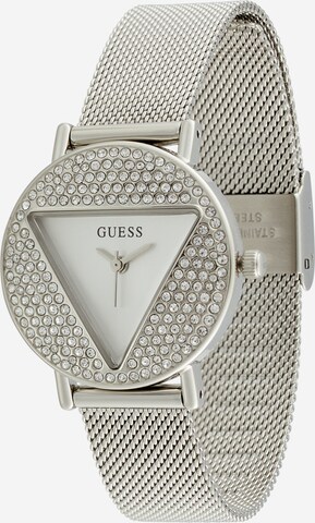 GUESS - Reloj analógico en plata: frente