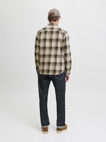 Coupe regular Chemise 'JPRBLUBROOK' JACK & JONES en vert