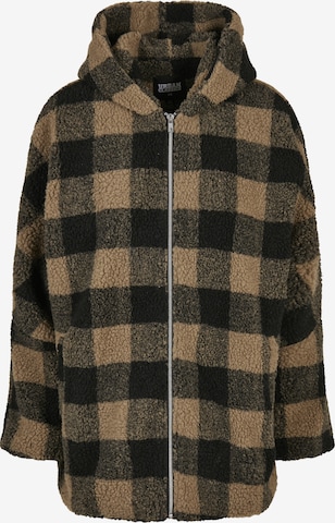 Urban Classics Winter Jacket in Brown: front