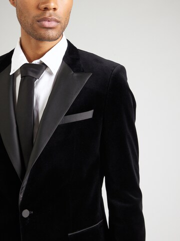 HUGO Slim Fit Sakko 'Henry244E1X' in Schwarz