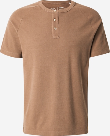 s.Oliver Shirt in Brown: front
