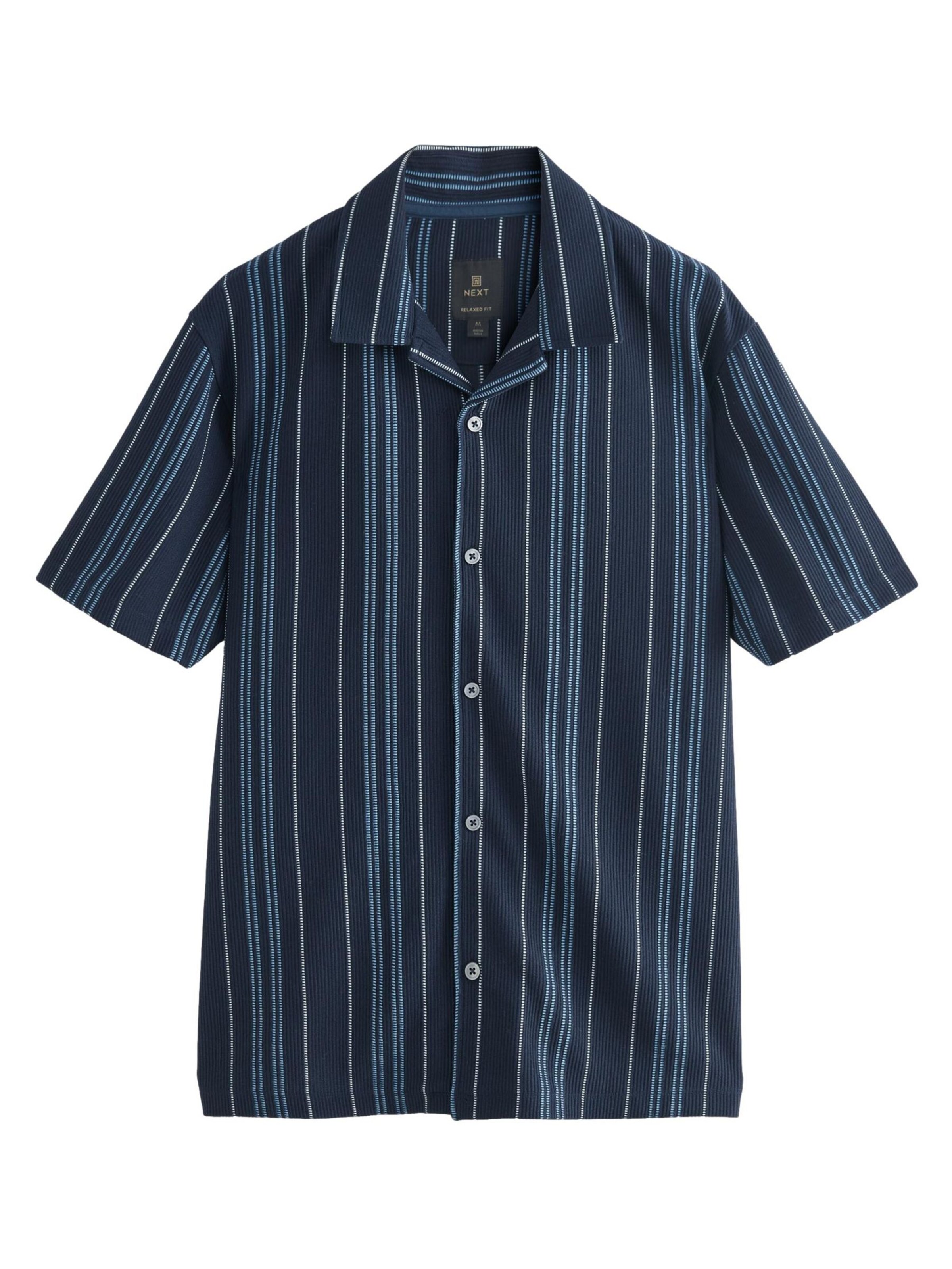 Next Regular fit Πουκάμισο σε μπλε: μπροστά